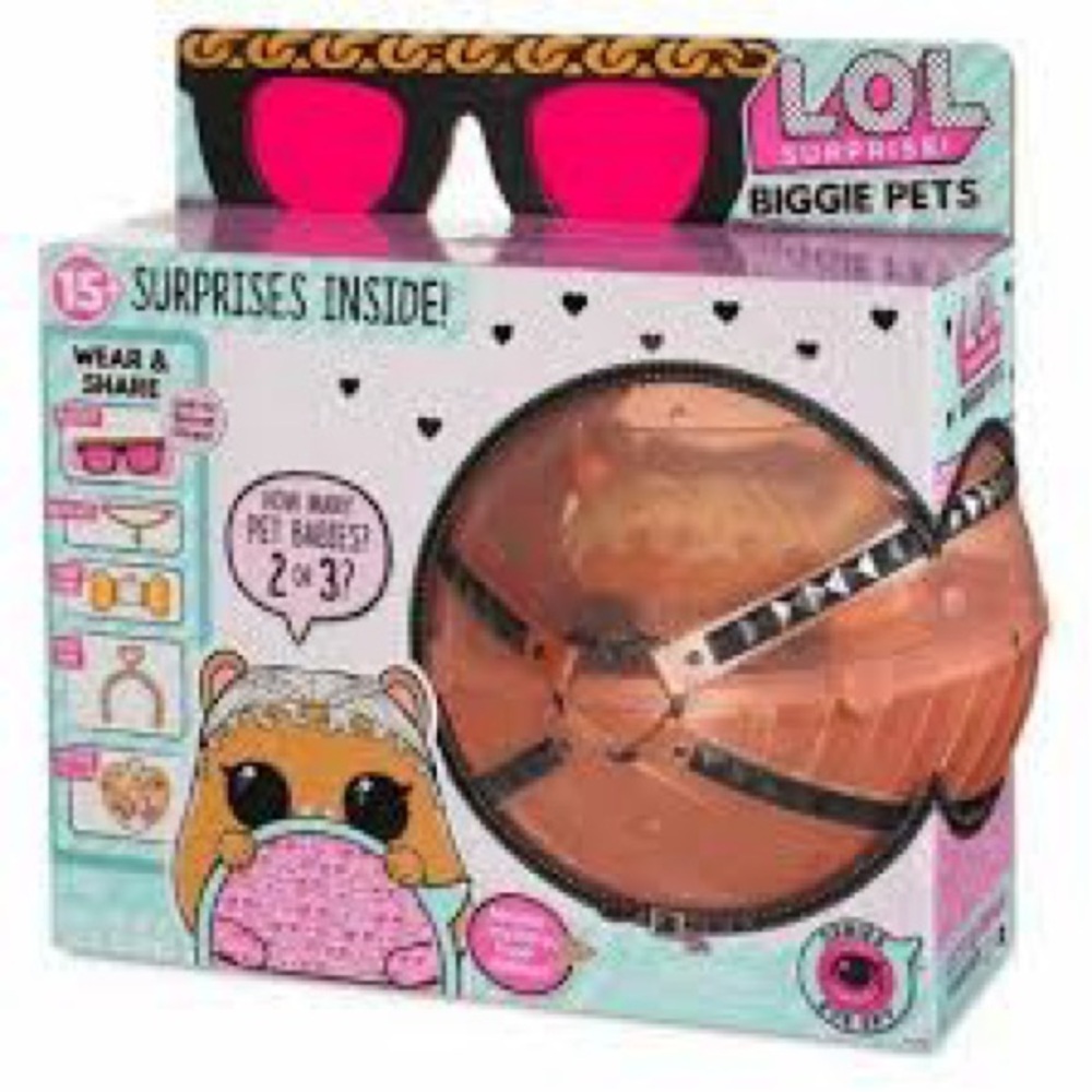 LOL surprise! Biggie pets MC Hammy new in box